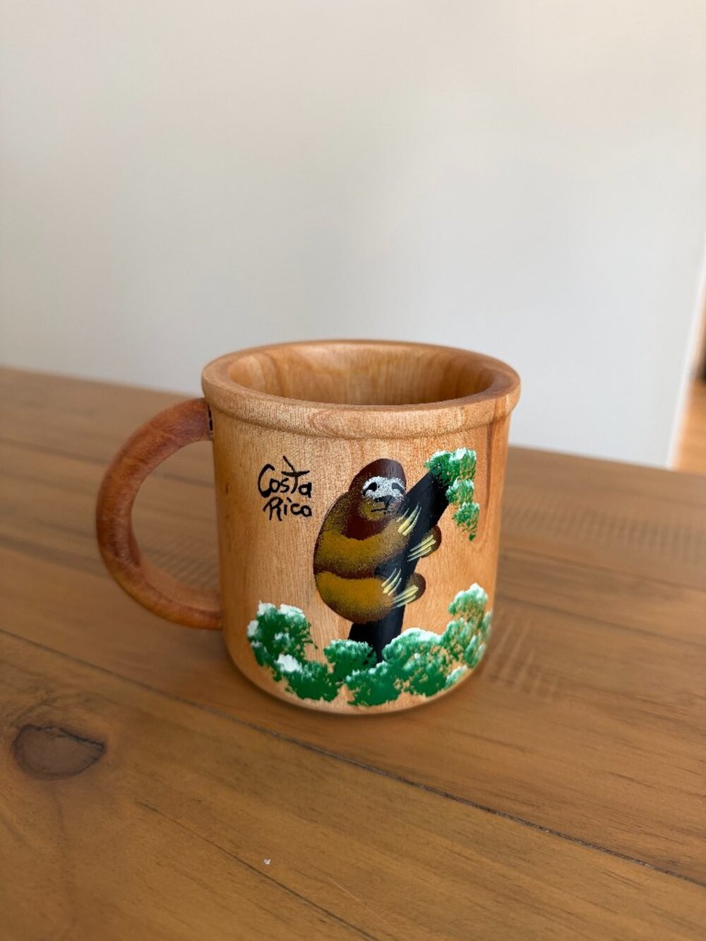 Wooden Coffee Mug from Costa Rica